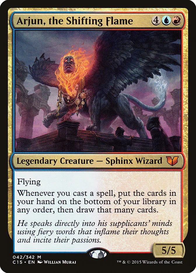 Arjun, the Shifting Flame Front Face