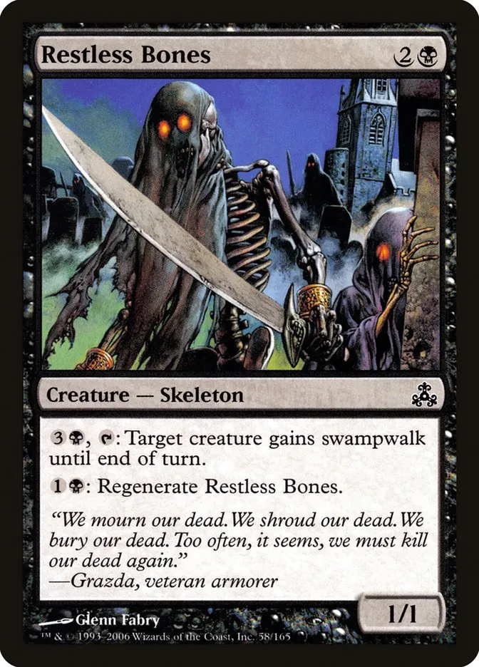 Restless Bones Front Face