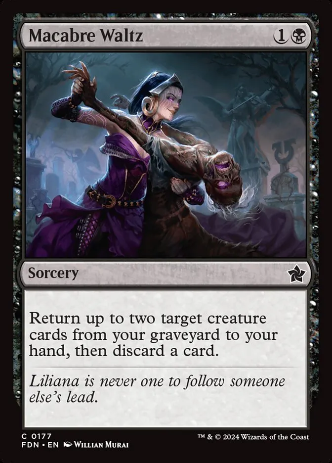 Macabre Waltz Front Face
