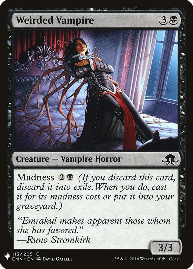 Weirded Vampire Front Face