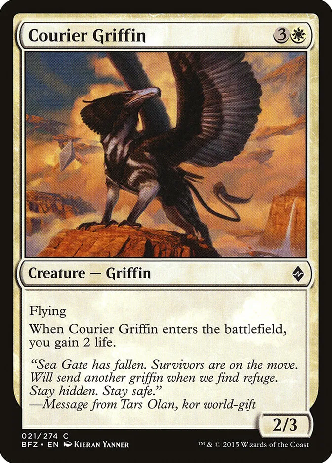 Courier Griffin Front Face