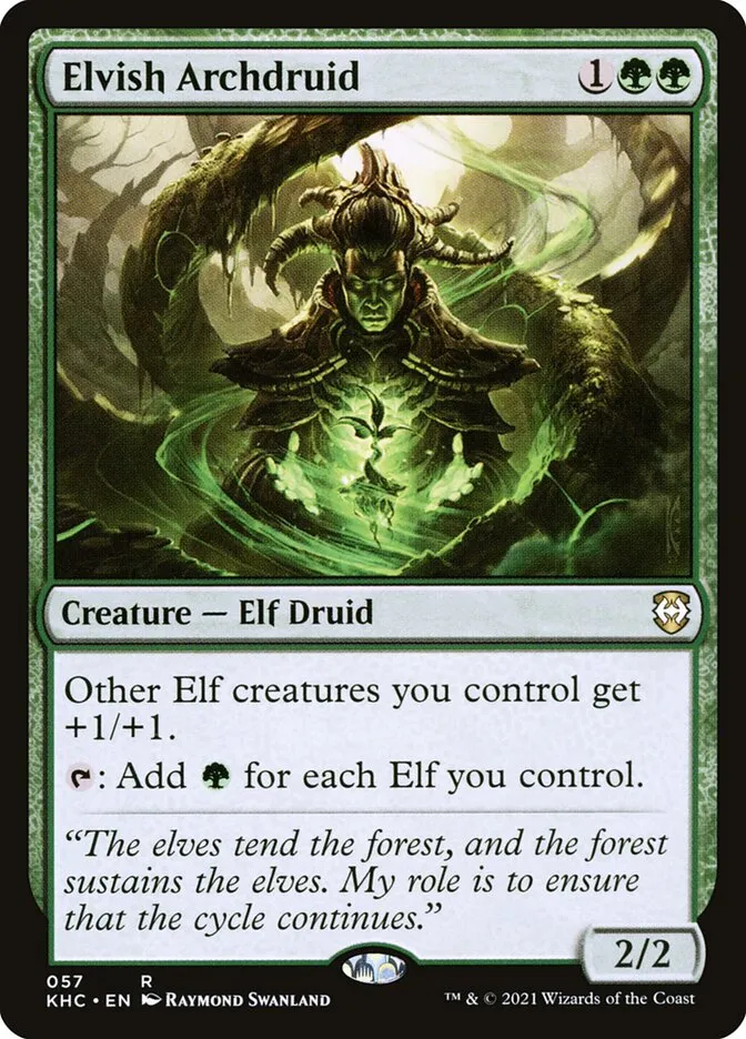 Elvish Archdruid Front Face