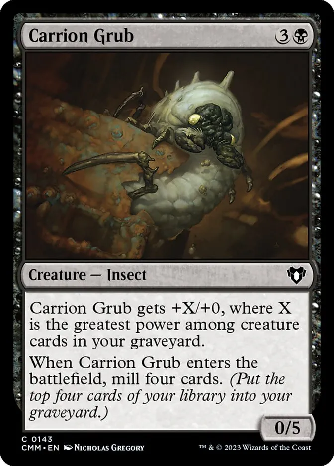 Carrion Grub Front Face