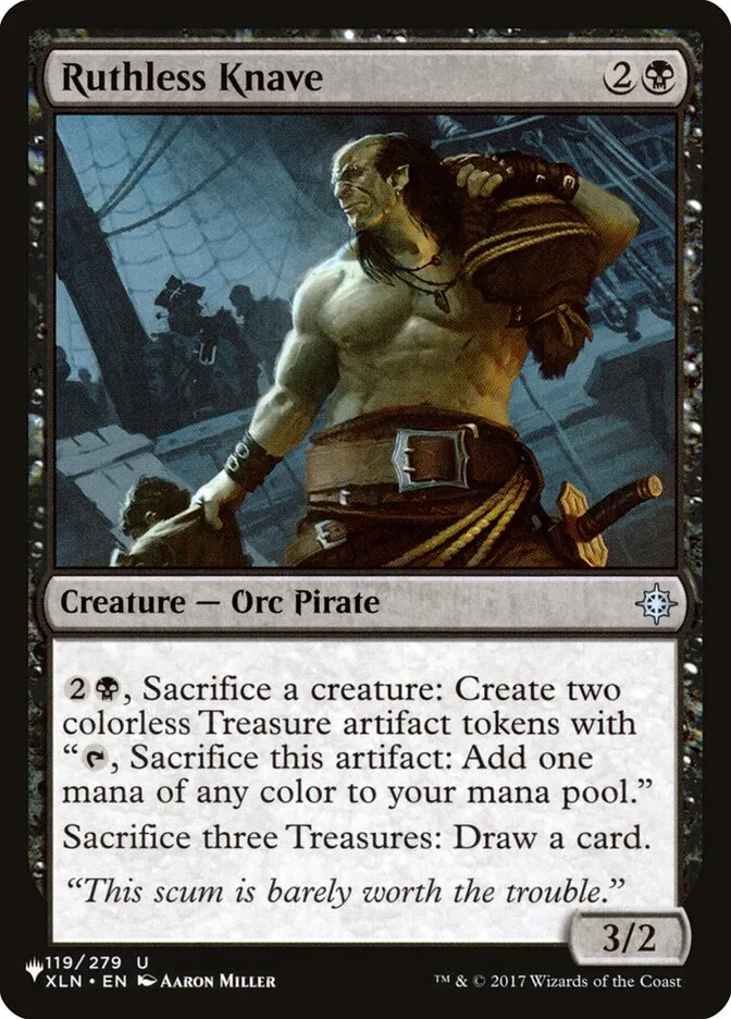 Ruthless Knave Front Face