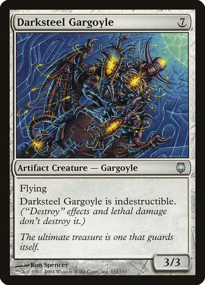 Darksteel Gargoyle Front Face