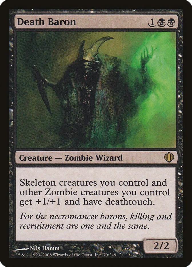 Death Baron Front Face