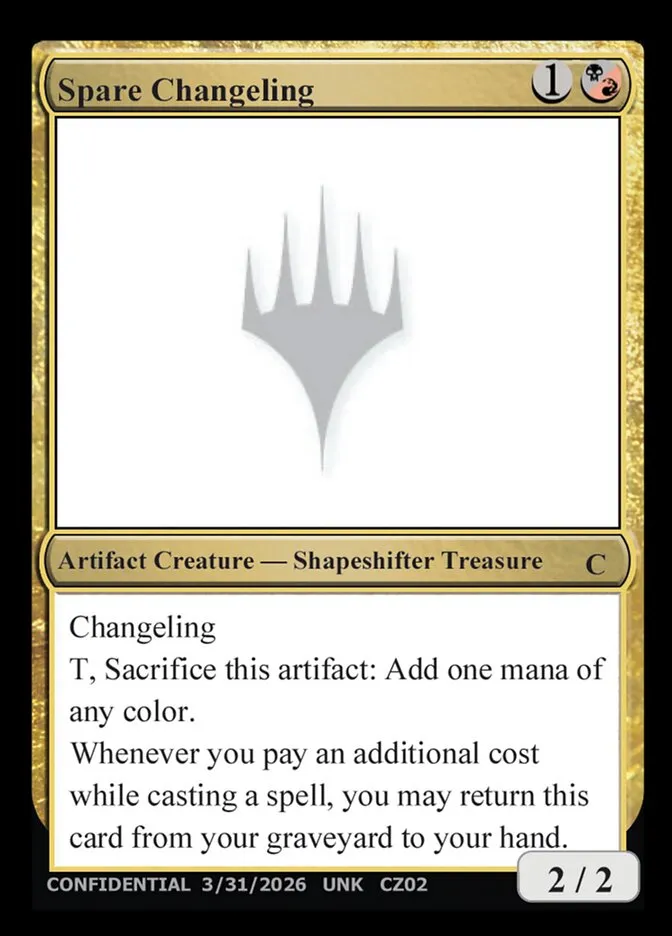 Spare Changeling Front Face