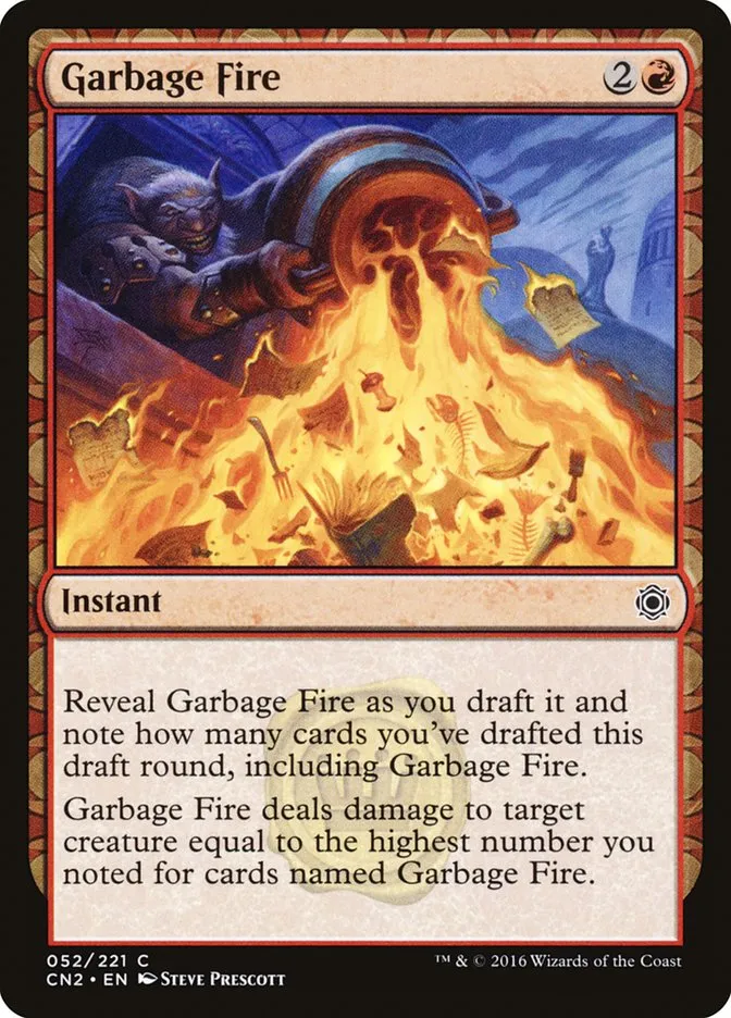 Garbage Fire Front Face