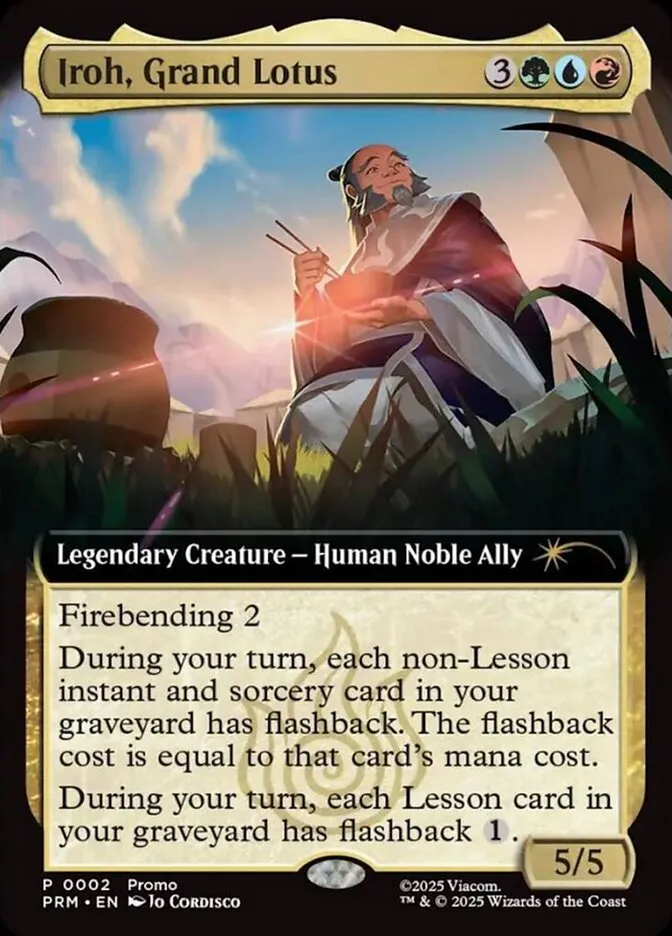 Iroh, Grand Lotus Front Face
