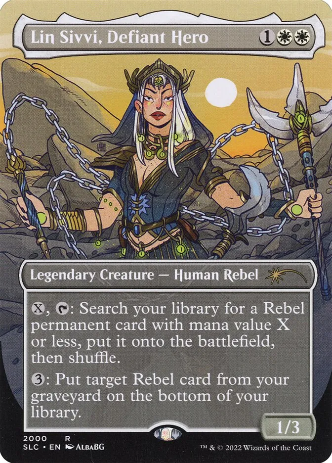 Lin Sivvi, Defiant Hero Front Face