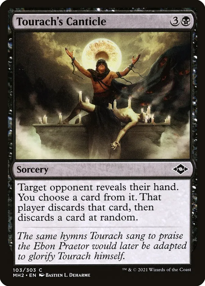 Tourach's Canticle Front Face