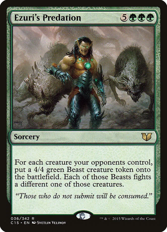 Ezuri's Predation Front Face