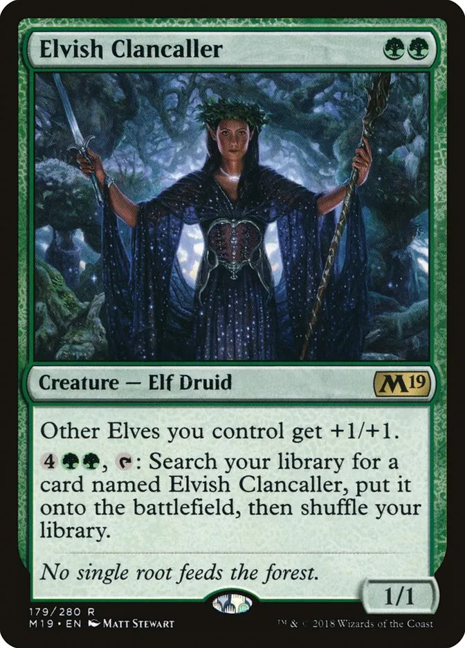 Elvish Clancaller Front Face