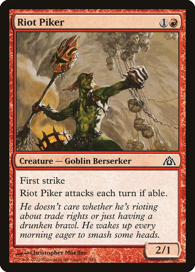 Riot Piker Front Face