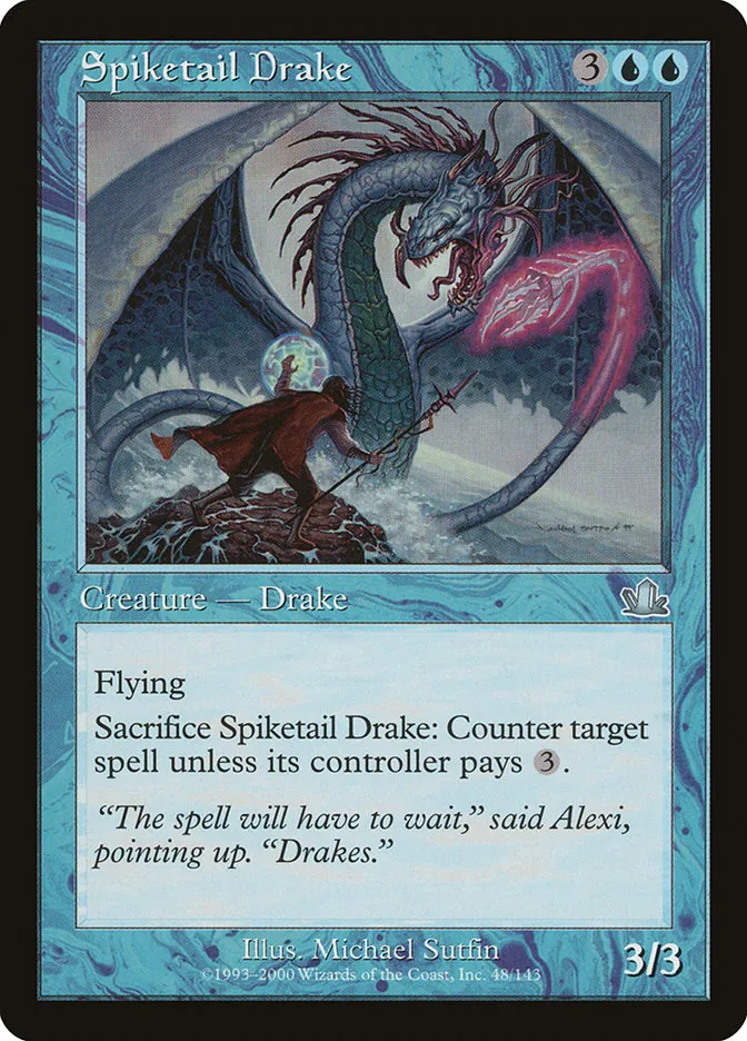 Spiketail Drake Front Face