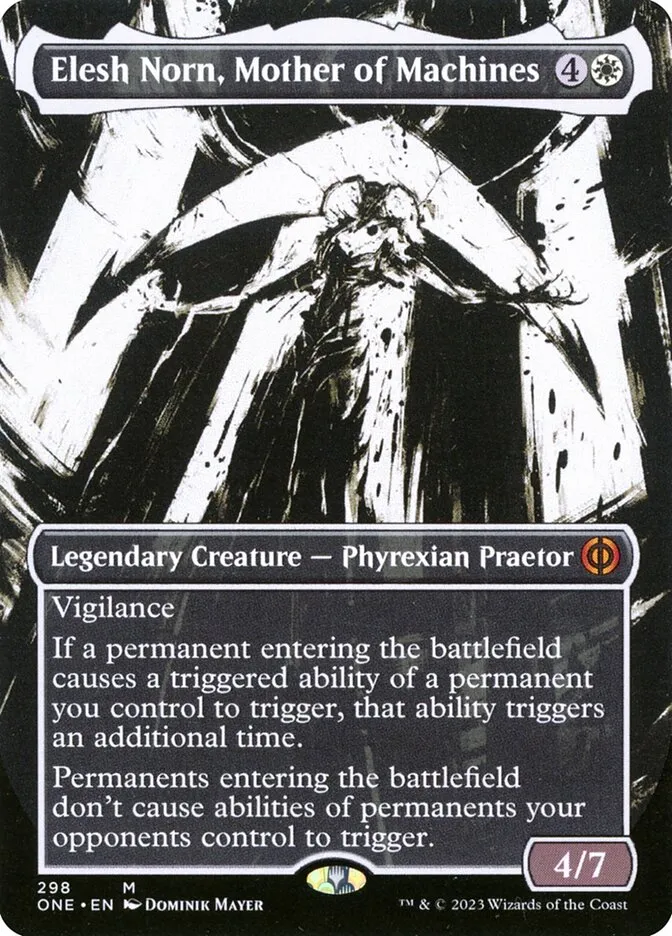 Elesh Norn, Mother of Machines Front Face