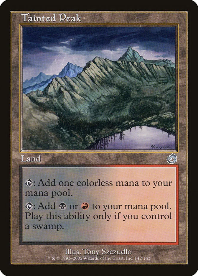 Tainted Peak Front Face