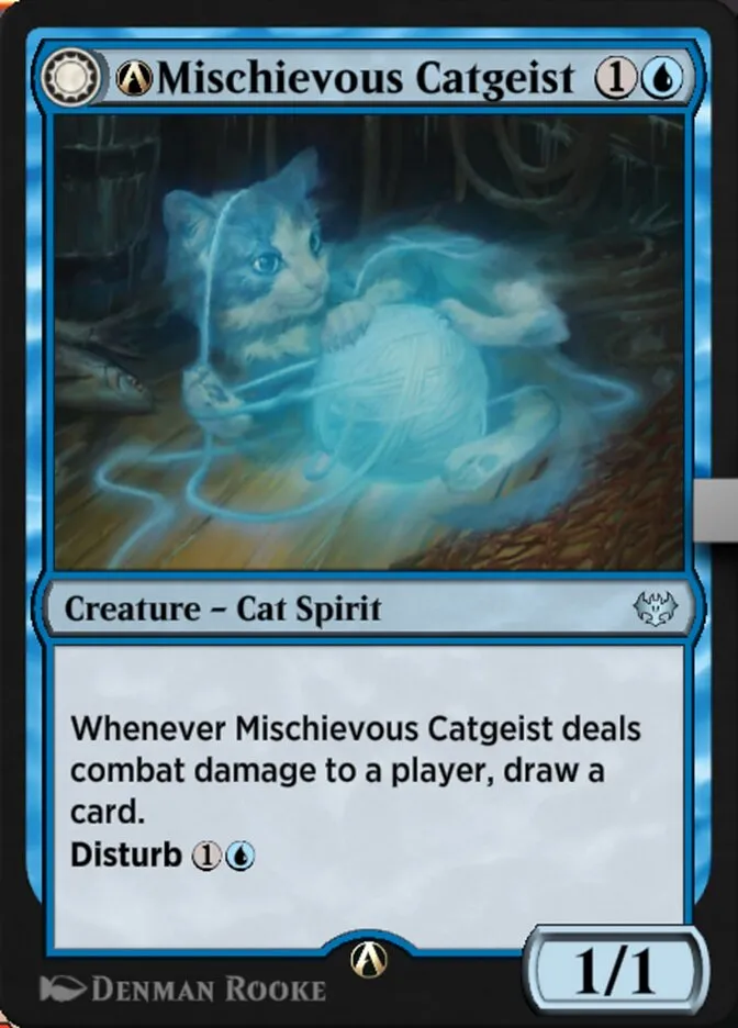 A-Mischievous Catgeist // A-Catlike Curiosity Front Face