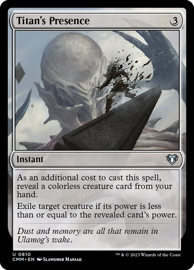 Titan's Presence Front Face
