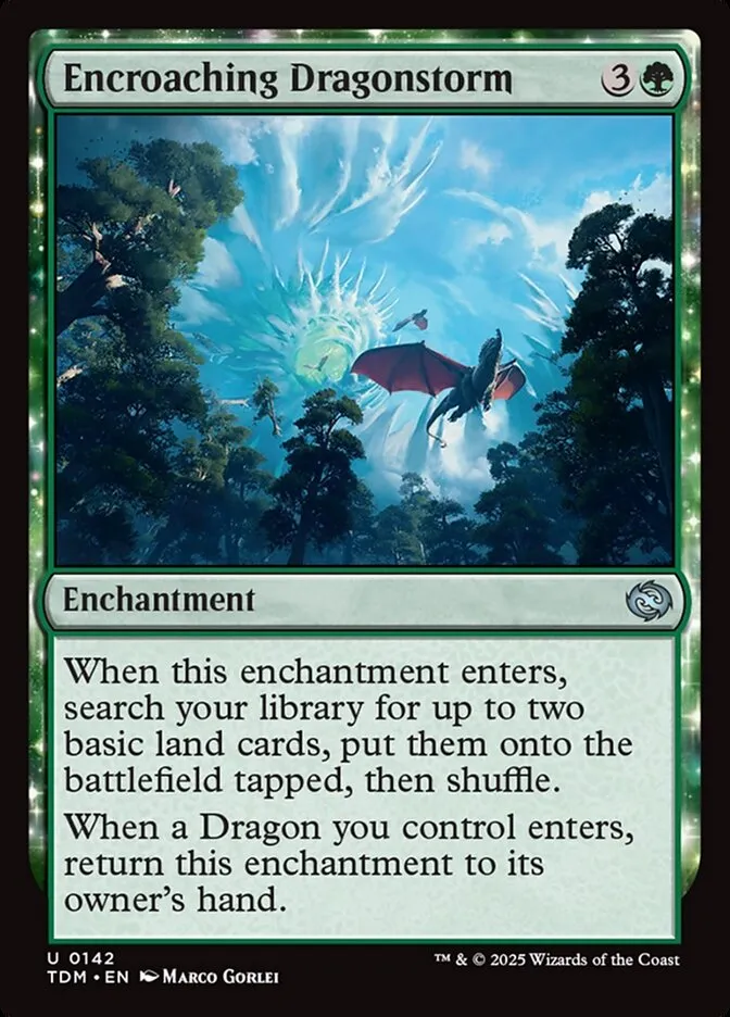 Encroaching Dragonstorm Front Face