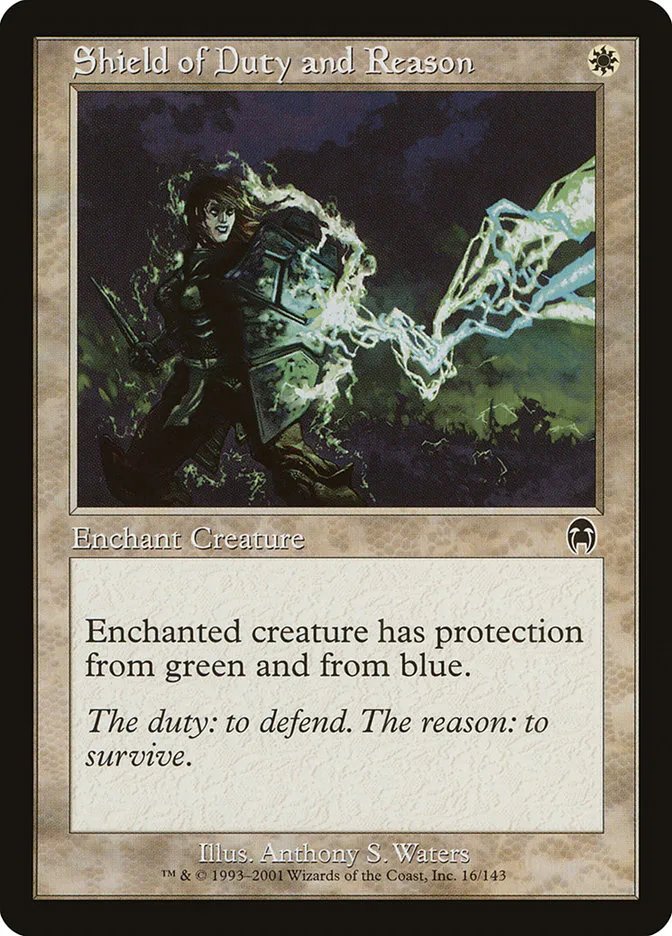 Shield of Duty and Reason Front Face