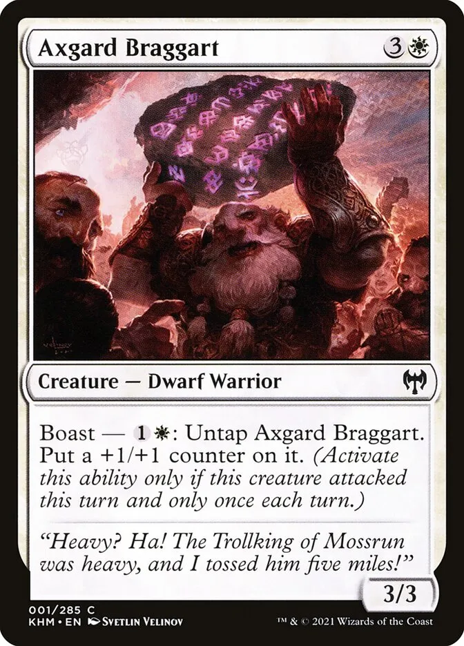 Axgard Braggart Front Face