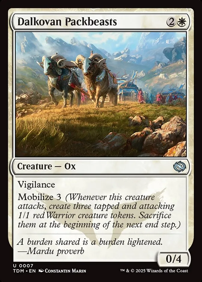 Dalkovan Packbeasts Front Face