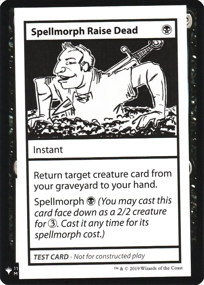 Spellmorph Raise Dead Front Face