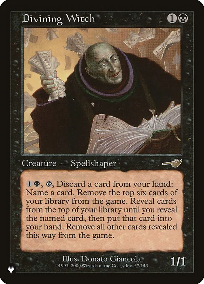 Divining Witch Front Face