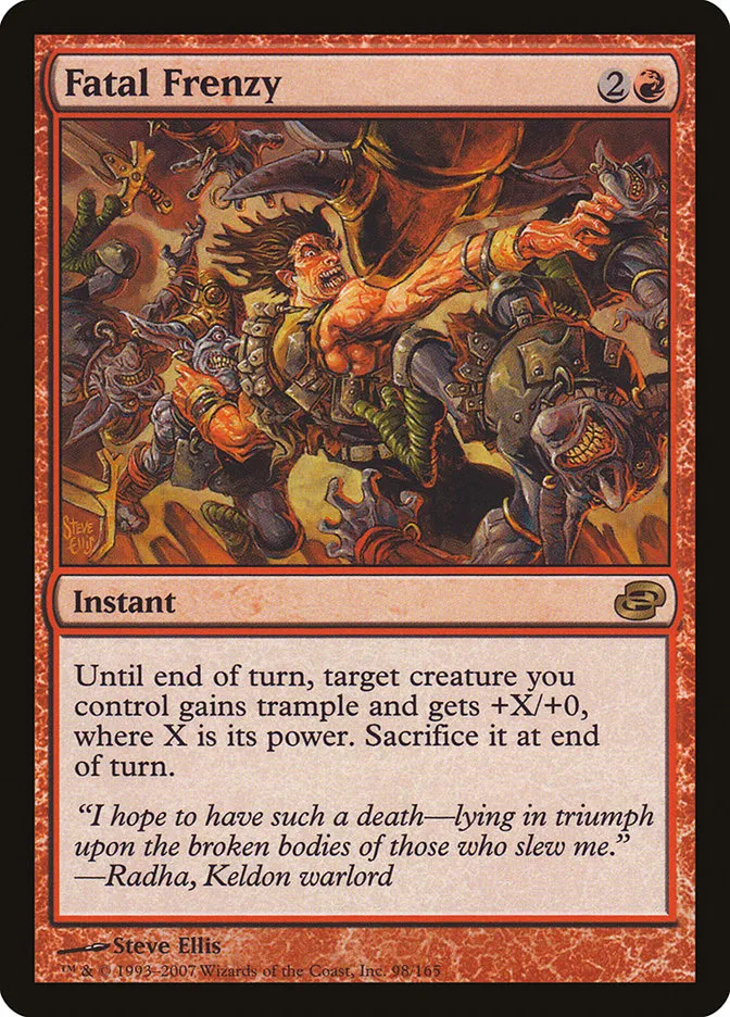 Fatal Frenzy Front Face