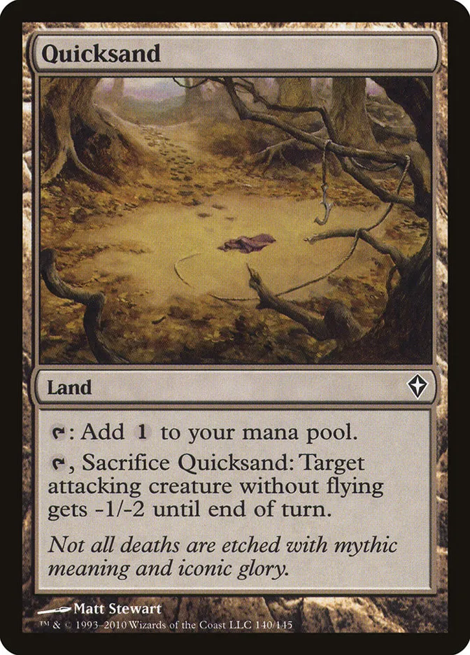 Quicksand Front Face