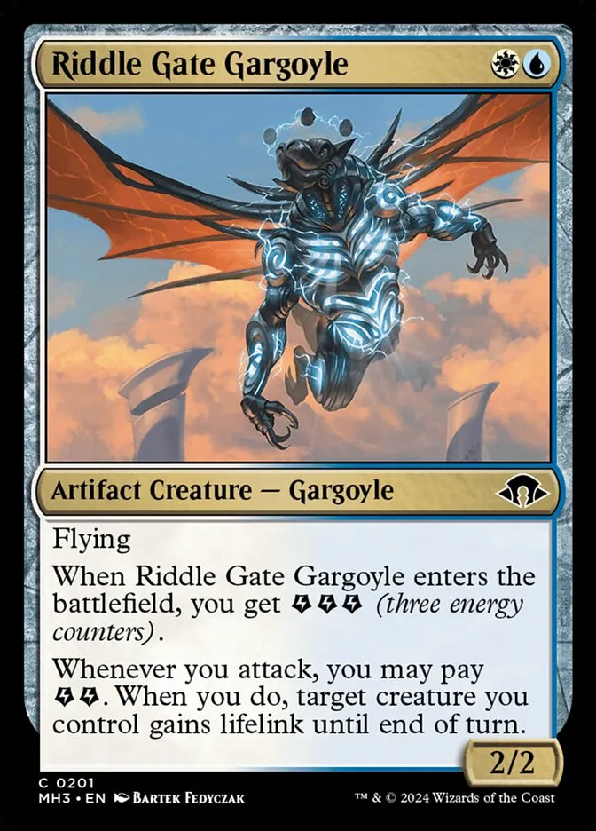 Riddle Gate Gargoyle Front Face