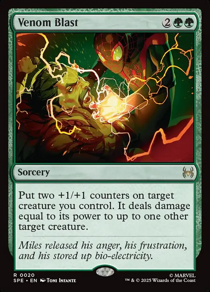 Venom Blast Front Face
