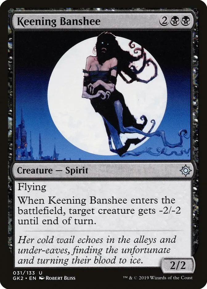 Keening Banshee Front Face