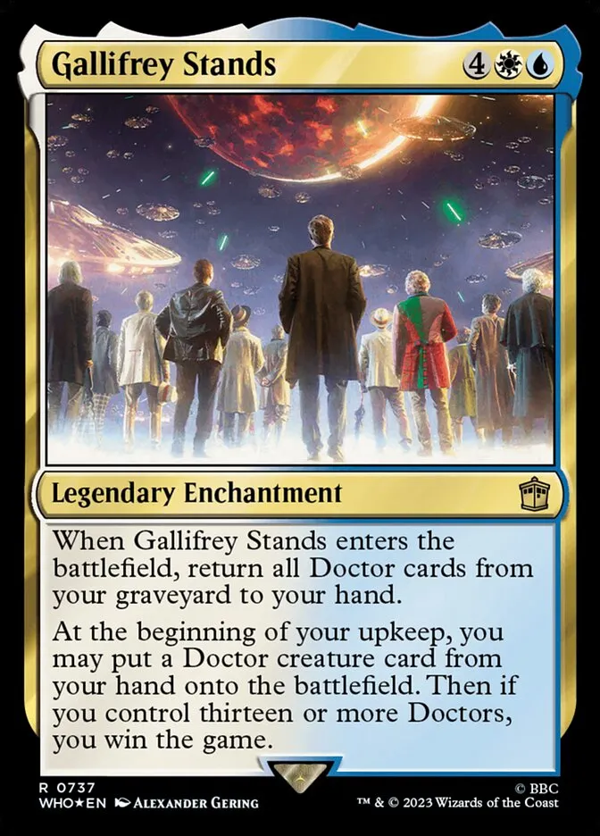 Gallifrey Stands Front Face