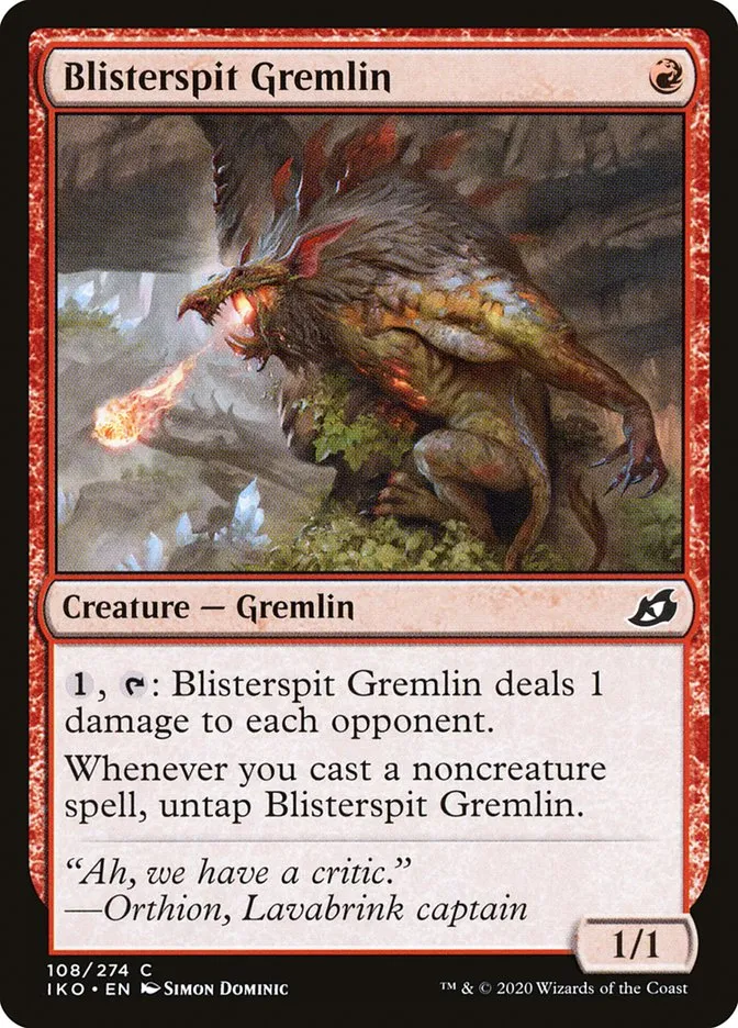 Blisterspit Gremlin Front Face