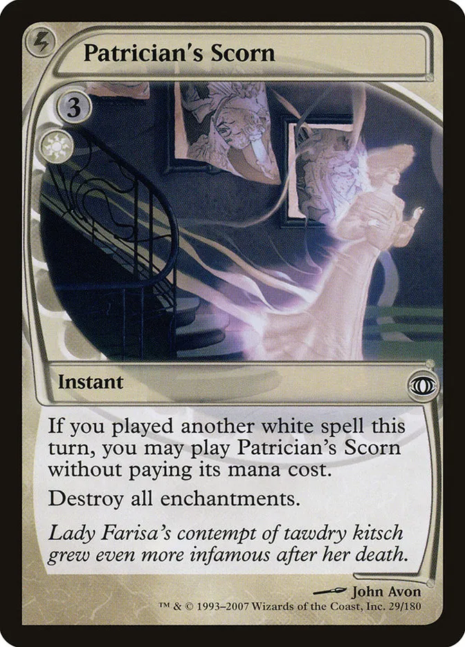 Patrician's Scorn Front Face