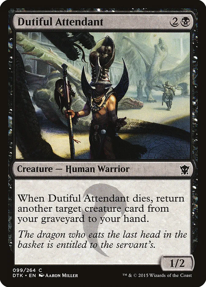 Dutiful Attendant Front Face
