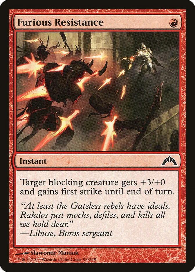 Furious Resistance Front Face