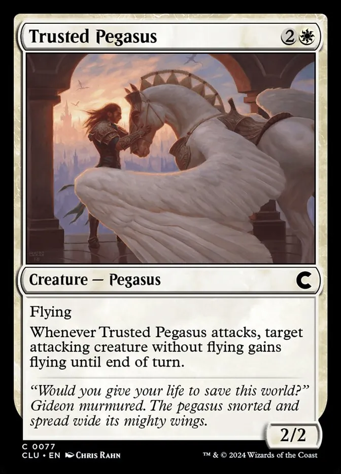Trusted Pegasus Front Face