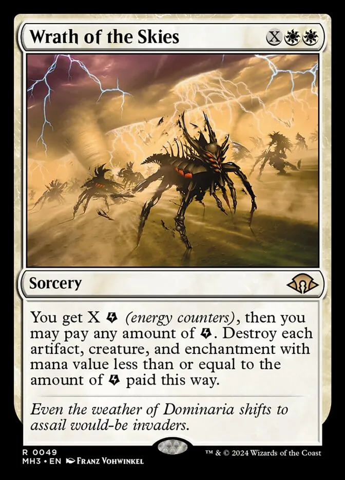 Wrath of the Skies Front Face