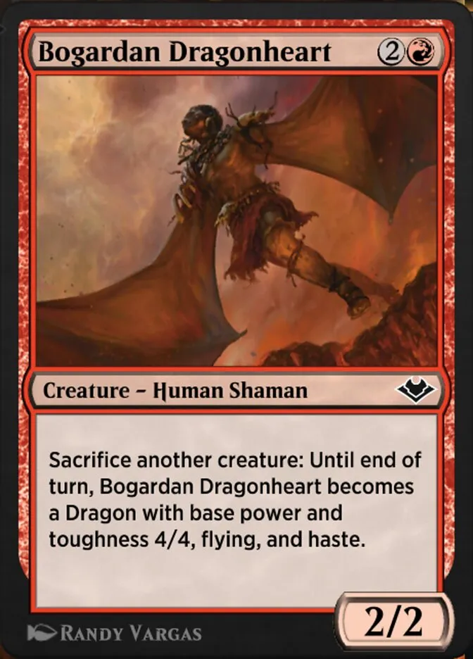 Bogardan Dragonheart Front Face