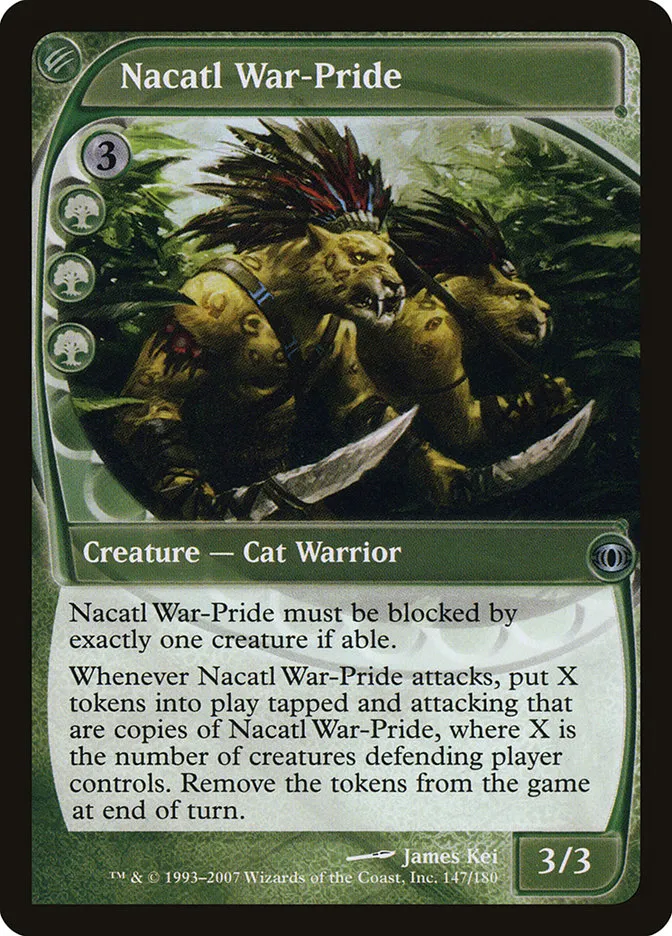 Nacatl War-Pride Front Face