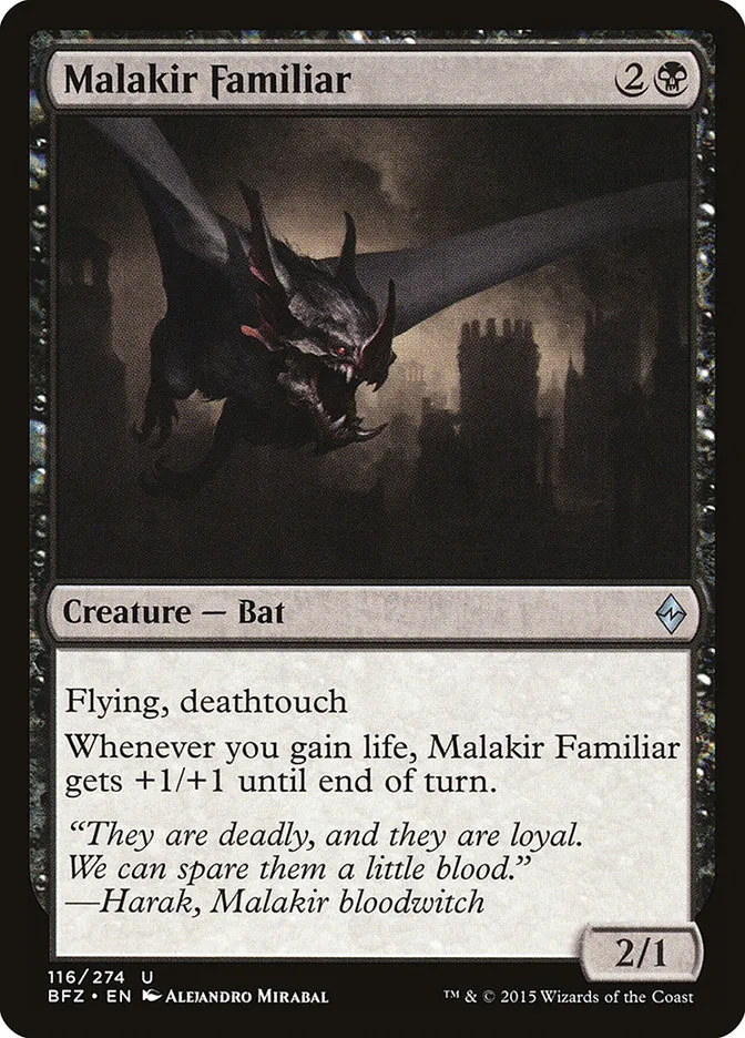 Malakir Familiar Front Face