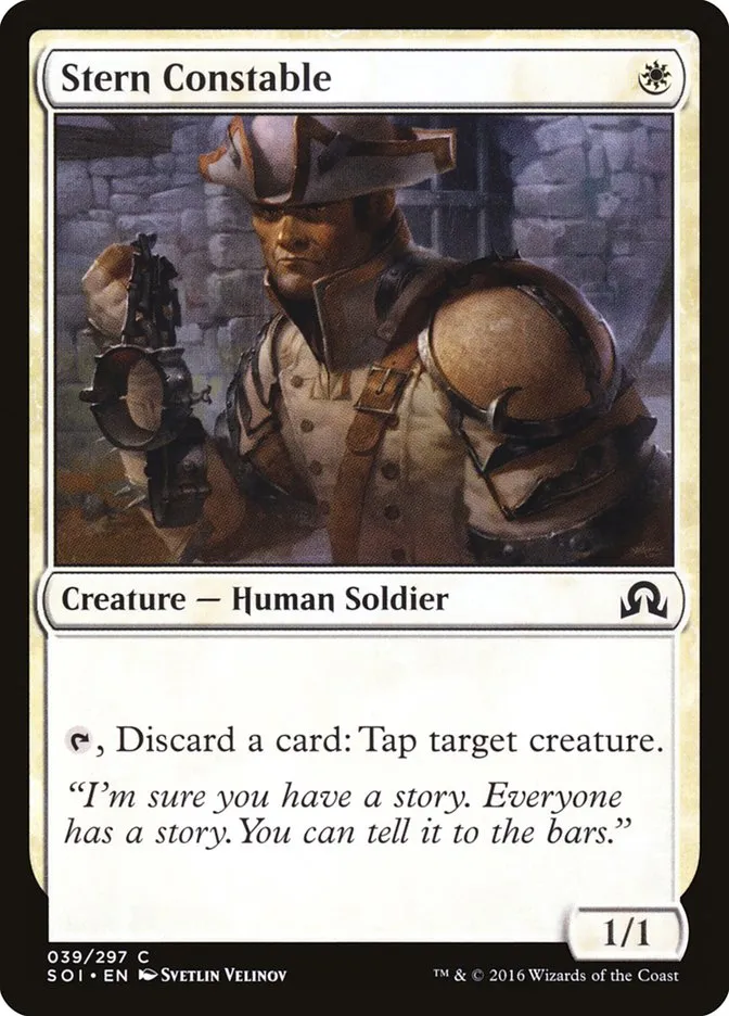Stern Constable Front Face