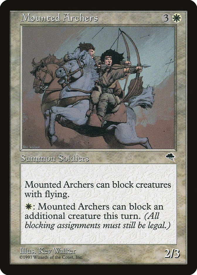 Mounted Archers Front Face
