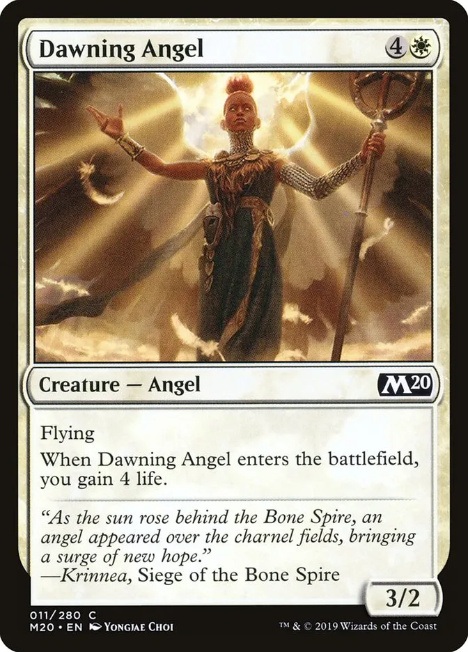Dawning Angel Front Face