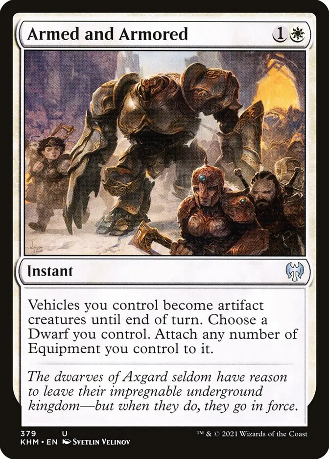 Armed and Armored Front Face