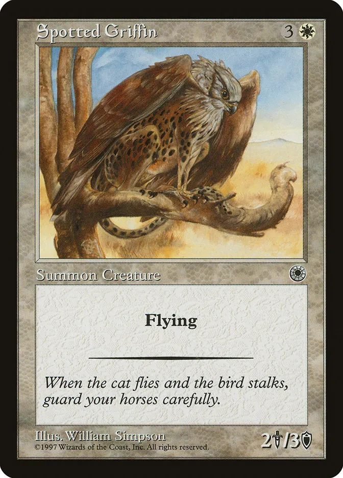 Spotted Griffin Front Face