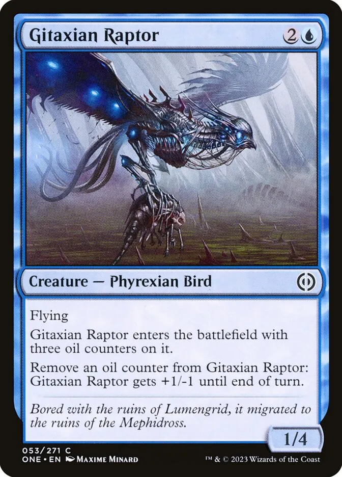 Gitaxian Raptor Front Face
